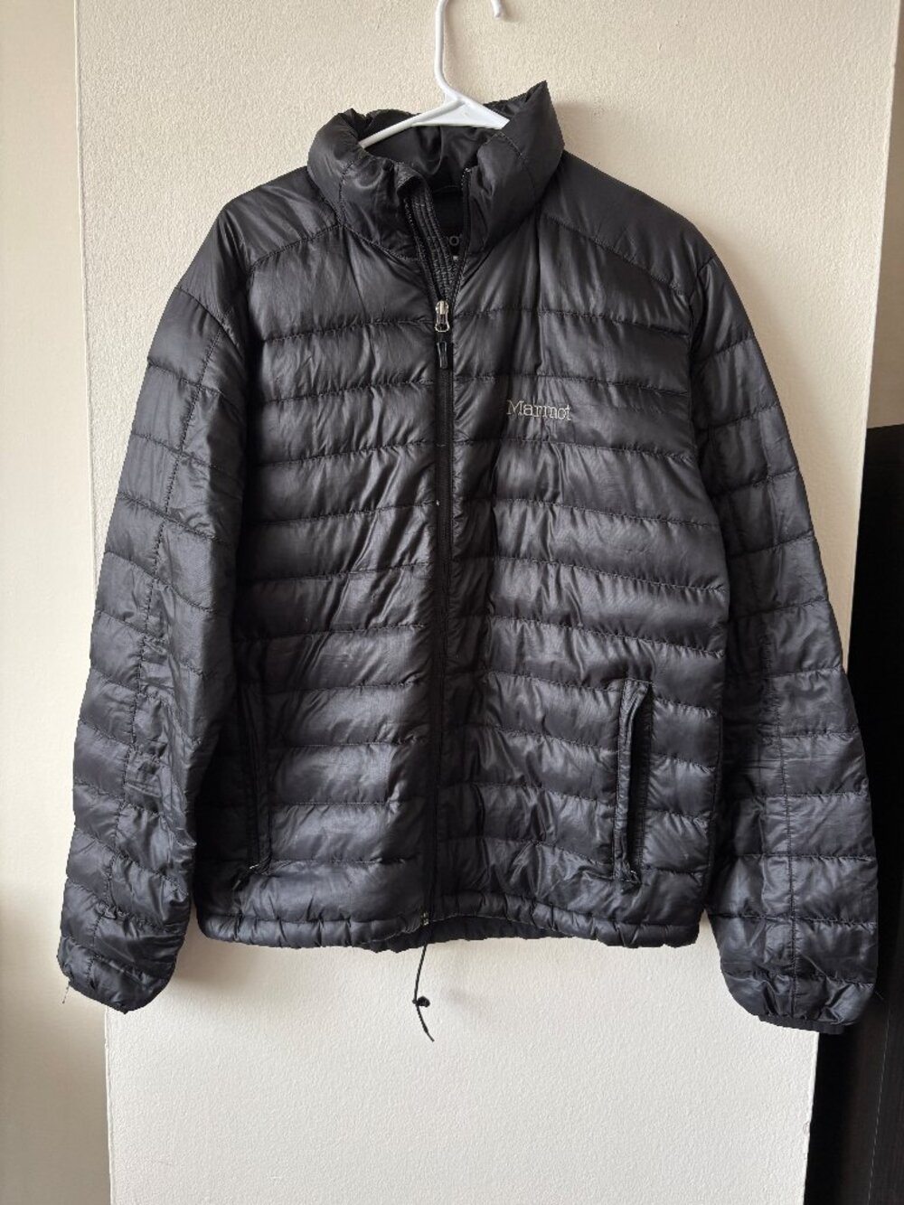 Marmot Black Puffer Jacket - Size Medium